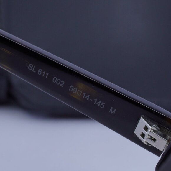 Saint Laurent SL611 002 Rectangle Sunglasses - Havana/Grey - Picture 10 of 13